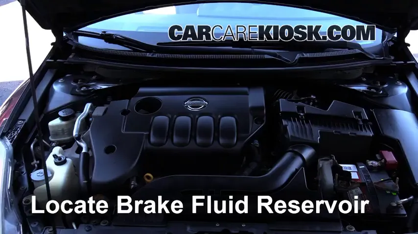 2009 Nissan Altima S 2.5L 4 Cyl. Sedan (4 Door) Brake Fluid